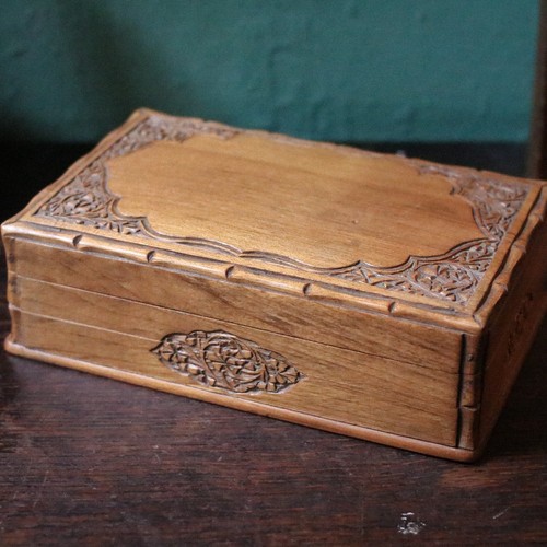 Vintage indian carved hardwood - vintage,