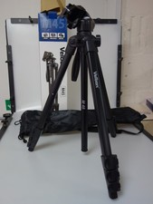 Velbon Tripod M45 boxed, appears unused. Tilt pan head, quick release plate