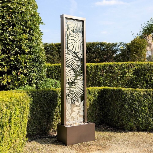 Bamboo water feature glass - bamboo,