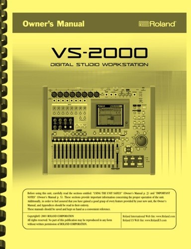 Roland 2000cd digital - vs-2000cd,