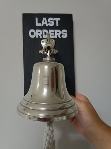 Personalised last orders - last,