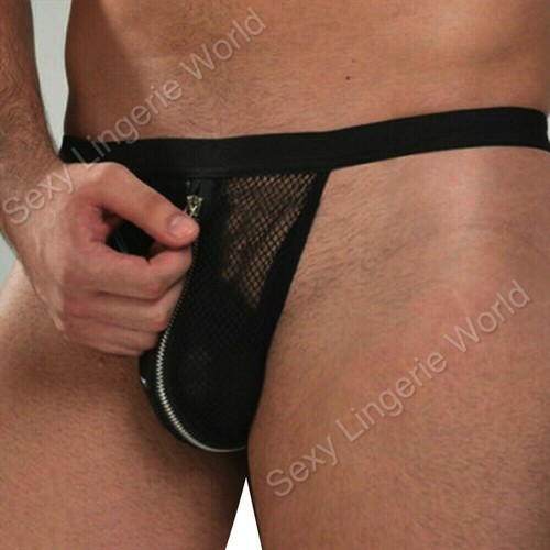 Zipper mens underwear - mens, string