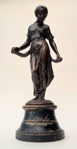 Antique french spelter bronze - spelter,
