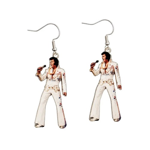 Elvis earrings swinging - elvis, legs