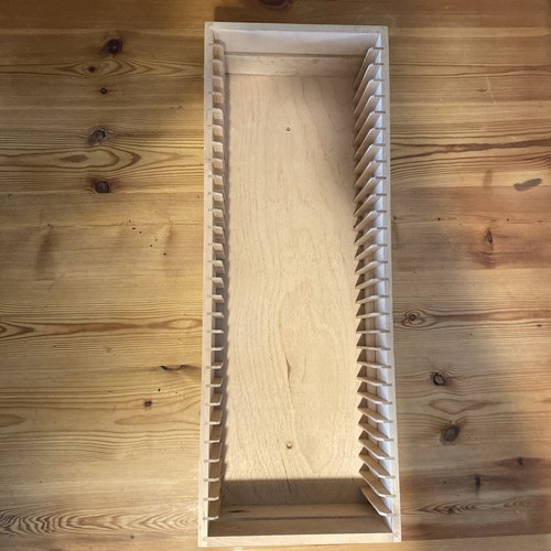 Ikea boalt wooden storage - cd,