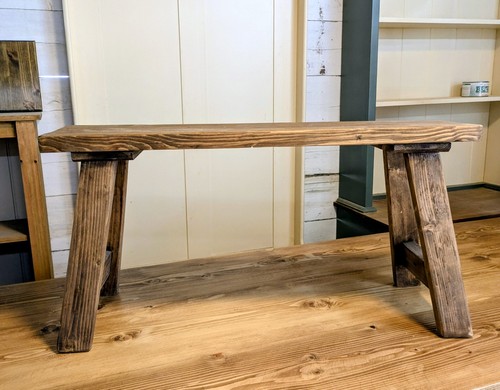 Rustic farmhouse trestle style - farmhouse,