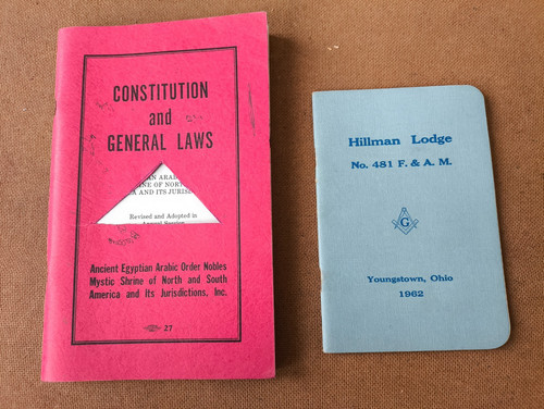 Vintage masonic lot shriners - lot,