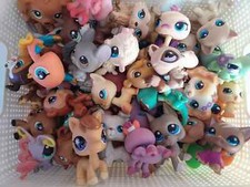 4 Random Authentic G1/2 LPS Littlest Pet Shop Figures
