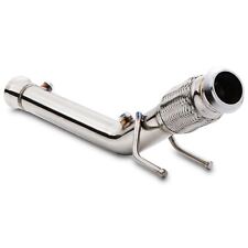 STAINLESS RACE EXHAUST FRONT DECAT FLEXI PIPE FOR PEUGEOT PUG 206 16V 180 BHP