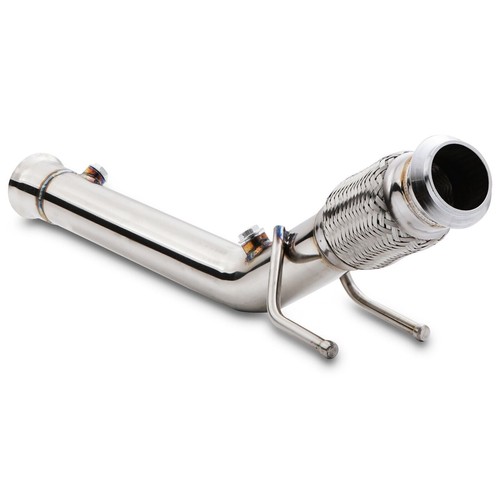Stainless race exhaust - exhaust, front