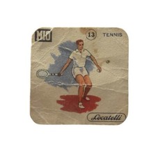 *HH* Rare Vintage 1950s Mio Locatelli Card Figure Sport No. 13 Tennis