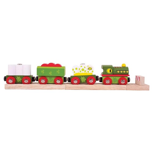 Bigjigs rail wooden dinosaur - bigjigs,