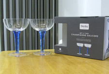 2x Denby Imperial Blue