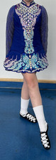 Irish Dancing Solo  Dress  Blue And purple