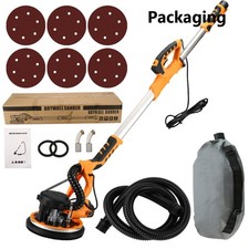 Powerful Adjust 6-Speed 1390W Drywall Polishing Machine Sander W/ 6 Sanding Disc