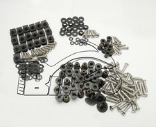 KIT VITI CARENE COMPLETE X DUCATI 848 1098 1198 BULLONERIA FAIRING BOLT ARGENTO