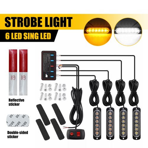 4pcs led amber - 4pcs,