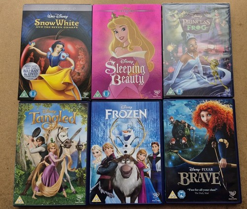 Disney princess dvd lot - disney,