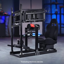 Dardoo F1 Racing Sim Cockpit With Seat Fit Logitech G920 G923 Thrustmaster T300