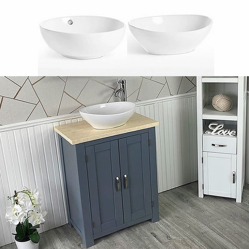 Bathroom vanity unit - bathroom, grey