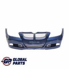BMW E90 E91 Front Bumper Trim Panel Complete Mystic Blue Metallic - A07