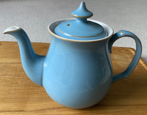 Denby colonial blue - teapot, 2