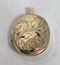 Vintage 9ct Yellow gold Oval