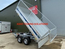 NEW Debon PW2.4 10ft x 6ft Three Way Tipper Tipping Trailer + MESH SIDES 2600KG✅