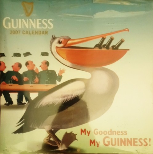 2007 guinness calendar - guinness,