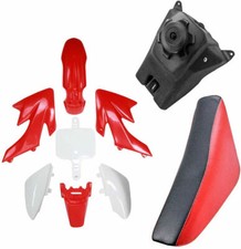 Red Plastics kit Seat Tank for XR CRF50 70cc 110 125cc 140 90 Thumpstar Pit Bike