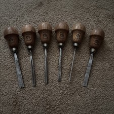 KIRSCHEN 6 PIECE PALM CARVING CHISEL TOOL SET