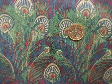 HERA peacock feather  Liberty Tana Lawn cotton approx 67 x 15 cm
