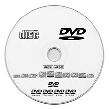 50x CD or DVD disc with