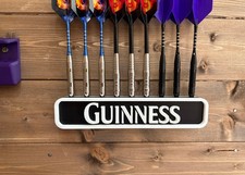 9 slots Darts Stand -Dart Holder - GUINNESS - optional wall installation