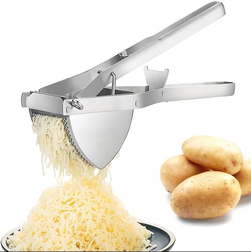 Heavy duty steel potato ricer - potato,