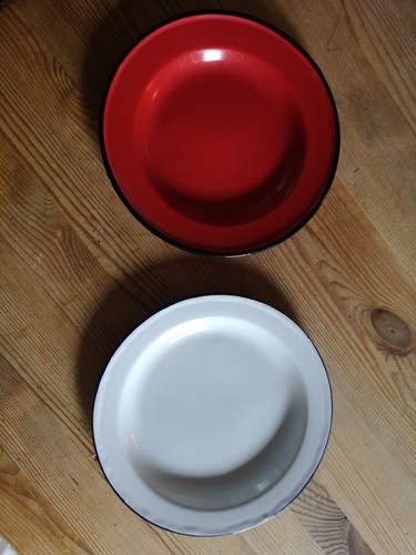 Enamel plates ideal for - 2x,