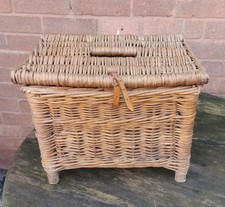 Vintage Old Wicker Fly Fishing