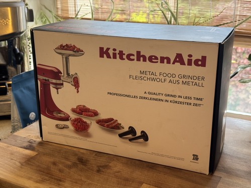 Kitchenaid meat grinder and - meat,