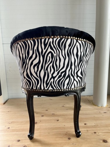 Cocktail chair velvet black - velvet,
