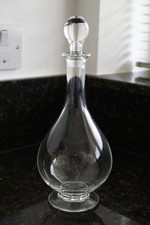 Fine Crystal Footed Decanter