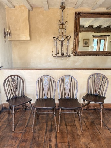 Matching set vintage oak - set, 4