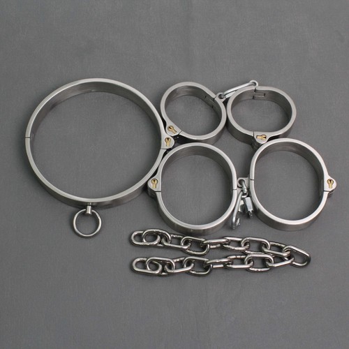 Stainless steel handcuffs - stainless,