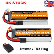 2x Youme 4S 14.8V 4500mAh 80C