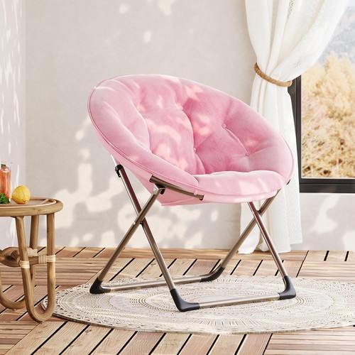 Round folding moon chair - folding,