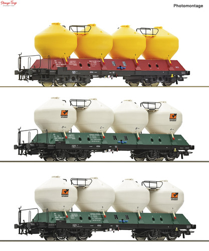 Roco uacs silo wagon set - cd,