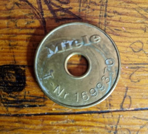 One vintage washing machine - washing,