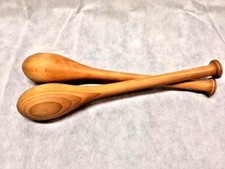 Indian Clubs, Wooden Clubs, Exercise Clubs, Tear drop clubs - 0.35 kg each