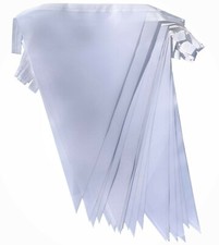 White wedding bunting flag - 25,