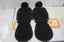 USED Land Rover Defender Black mondus cloth front seat cover kit 90/110 2.4 2.2