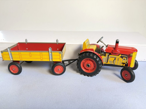 Retro tinplate zetor wind - zetor,